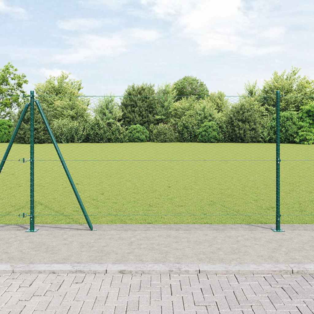 Palo della recinzione Verde 100 x 1,2 m (rete da 25 mm)