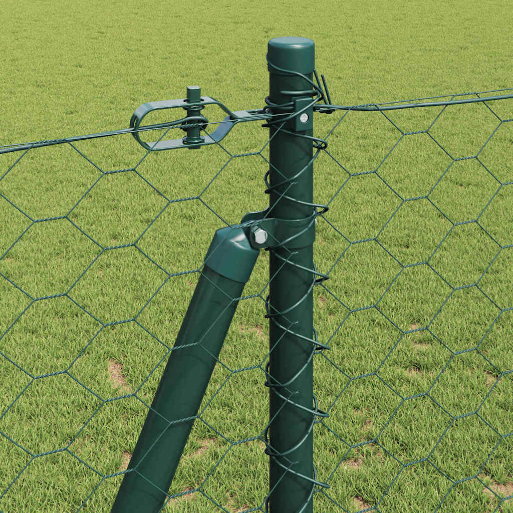 Palo della recinzione Verde 100 x 1,2 m (rete 50 mm)