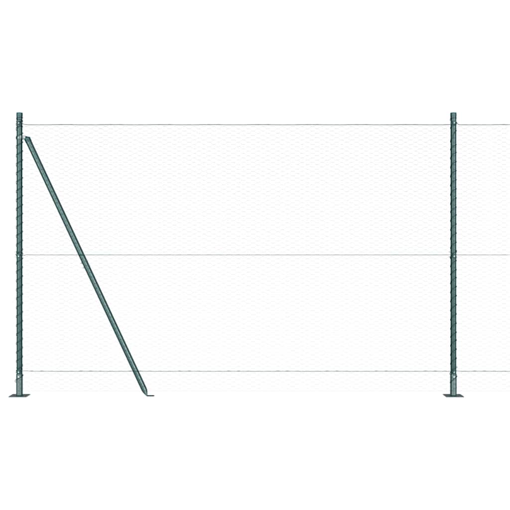 Palo della recinzione Verde 100 x 1,4 m (maglia da 25 mm)