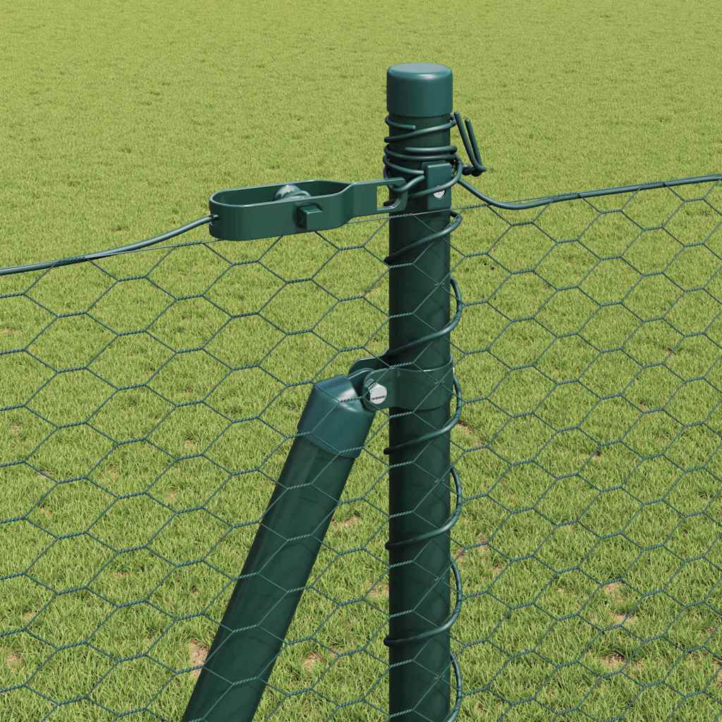 Palo della recinzione Verde 100 x 1,5 m (rete da 25 mm)