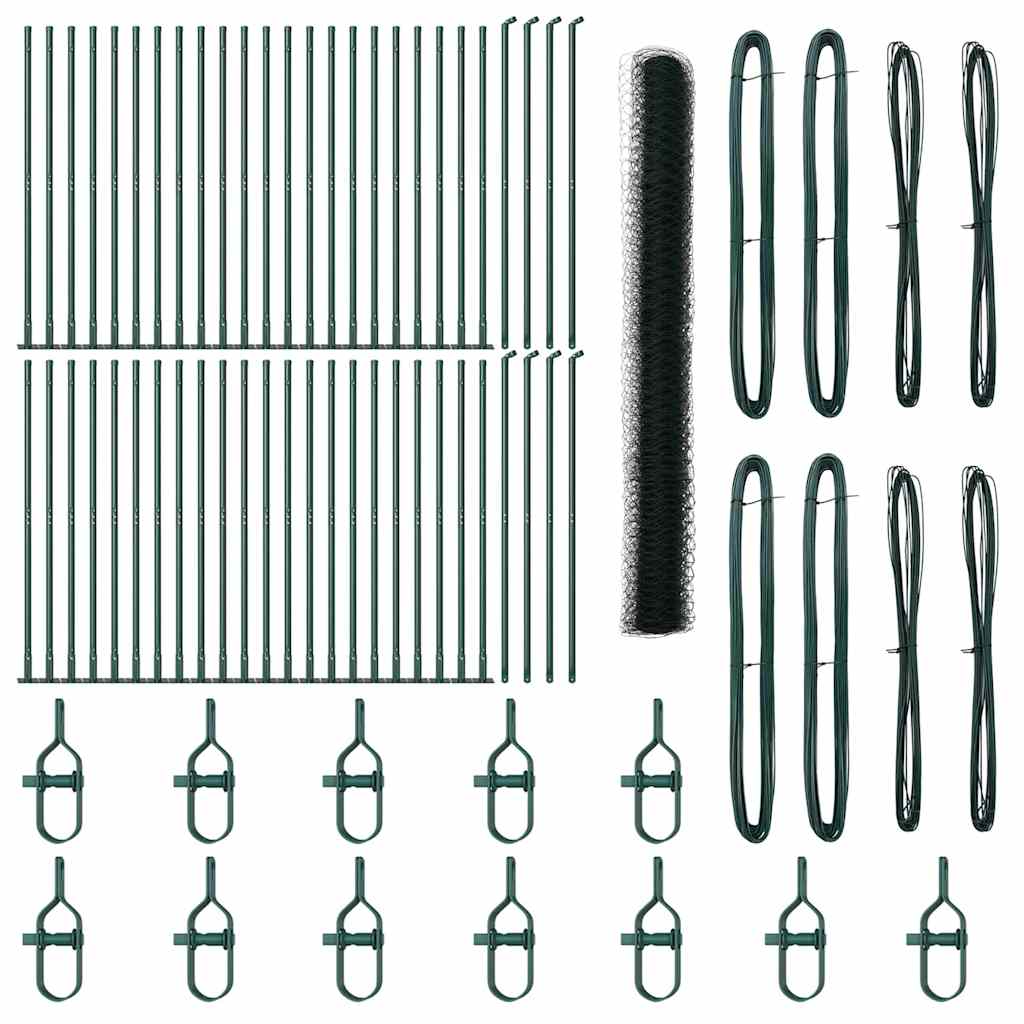 Palo della recinzione Verde 100 x 1,5 m (rete da 36 mm)