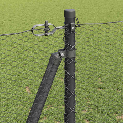 Palo della recinzione Grigio 10 x 1,2 m (rete da 13 mm)