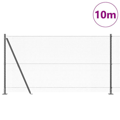 Palo della recinzione Grigio 10 x 1,2 m (rete da 13 mm)