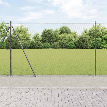 Palo della recinzione Grigio 25 x 1,4 m (rete da 25 mm)