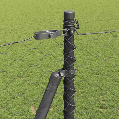 Palo della recinzione Grigio 25 x 1,4 m (rete 50 mm)
