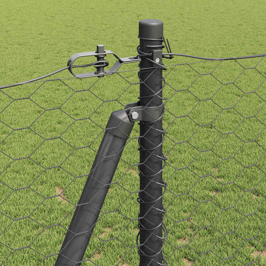 Palo della recinzione Grigio 50 x 1,4 m (rete 36 mm)