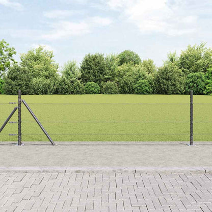 Palo della recinzione Grigio 100 x 0,5 m (rete da 13 mm)