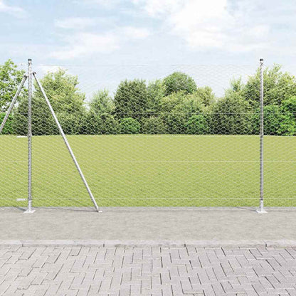 Palo della recinzione Argento 10 x 1,6 m (rete da 36 mm)