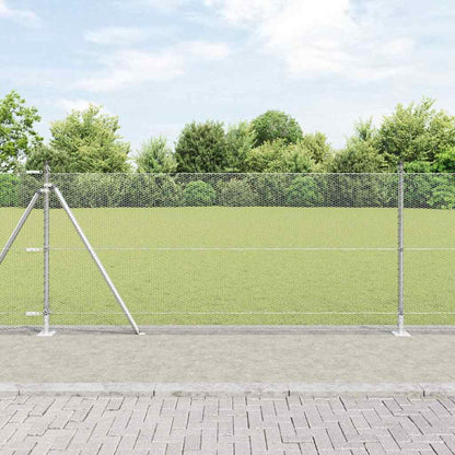 Palo della recinzione Argento 50 x 1 m (rete da 13 mm) Acciaio