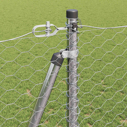 Palo della recinzione Argento 50 x 1,2 m (rete da 36 mm)