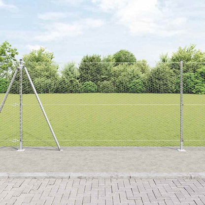 Palo della recinzione Argento 100 x 1,2 m (rete da 25 mm)