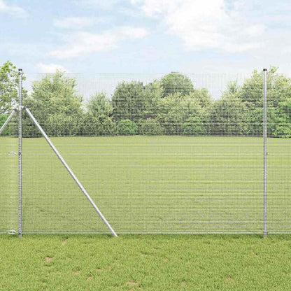 Palo della recinzione Argento 10 x 1,5 m (rete 12 x 12 mm)
