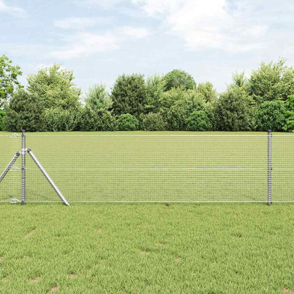 Palo della recinzione Argento 25 x 0,6 m (mesh 16 x 16 mm)