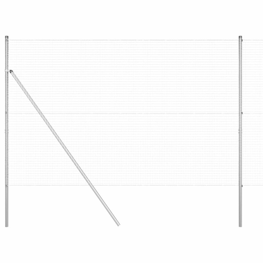 Palo della recinzione Argento 25 x 1,6 m (25 x 25 mm rete)