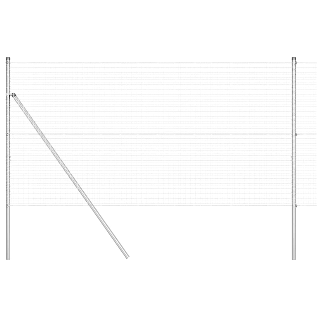 Palo della recinzione Argento 50 x 1 m (rete 19 x 19 mm)