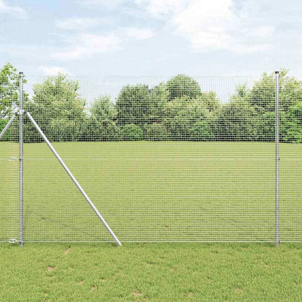Palo della recinzione Argento 50 x 1,5 m (maglia 19 x 19 mm)