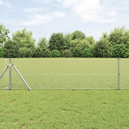 Palo della recinzione Argento 100 x 0,4 m (maglia 19 x 19 mm)