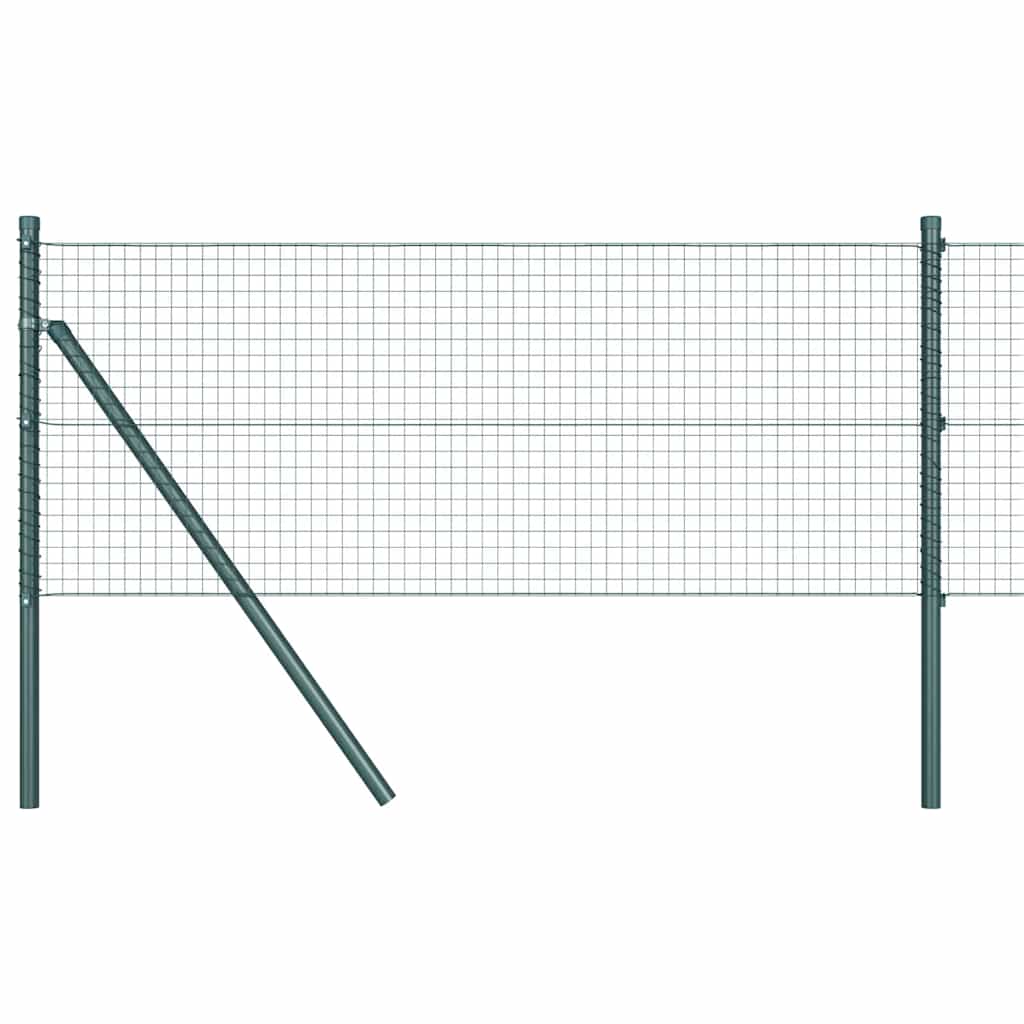 Palo della recinzione Verde 10 x 0,6 m (rete da 25 x 25 mm)