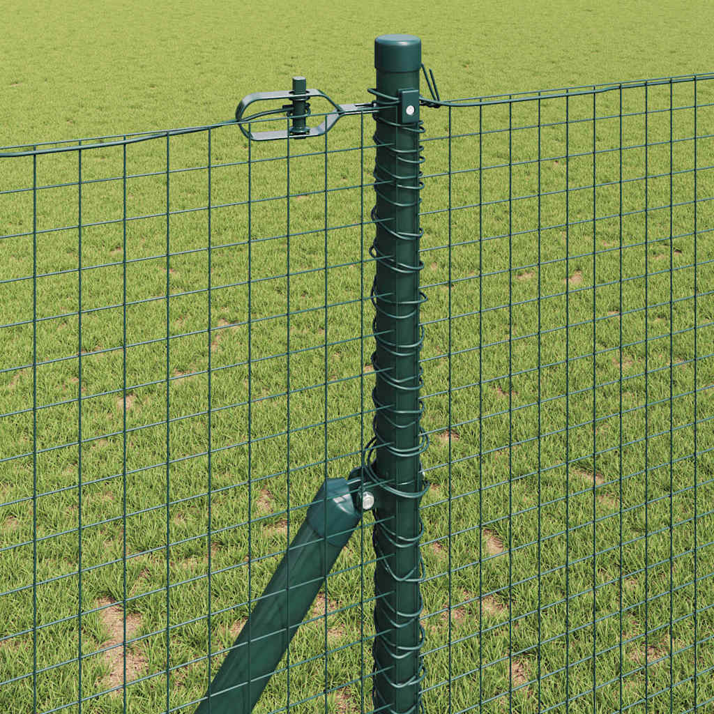 Palo della recinzione Verde 10 x 1 m (rete 25 x 25 mm) Acciaio
