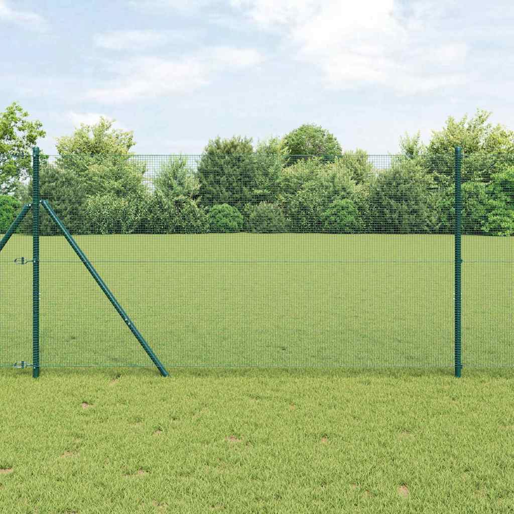 Palo della recinzione Verde 10 x 1,4 m (rete 12 x 12 mm)