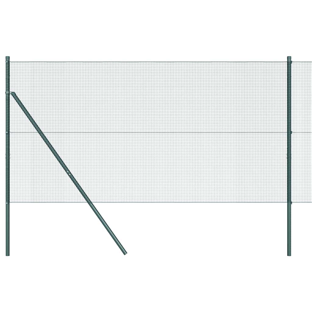 Palo della recinzione Verde 10 x 1,4 m (rete 12 x 12 mm)