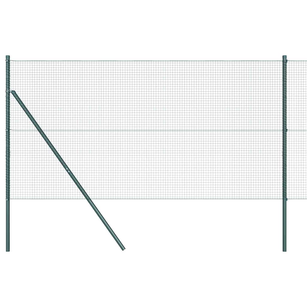 Palo della recinzione Verde 10 x 1,4 m (maglia 19 x 19 mm)