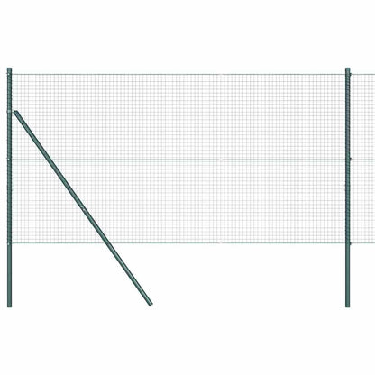 Palo della recinzione Verde 10 x 1,4 m (rete 25 x 25 mm)
