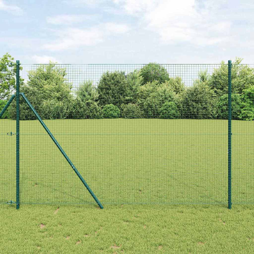 Palo della recinzione Verde 10 x 1,6 m (rete 25 x 25 mm)