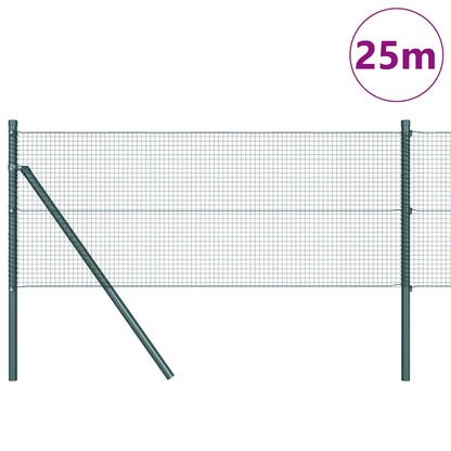 Palo della recinzione Verde 25 x 0,8 m (rete 16 x 16 mm)