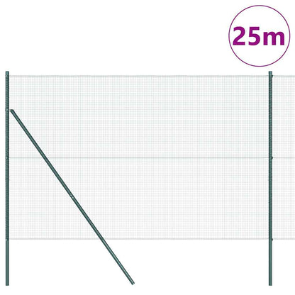 Palo della recinzione Verde Rete 25 x 1,5 m (rete 16 x 16 mm)