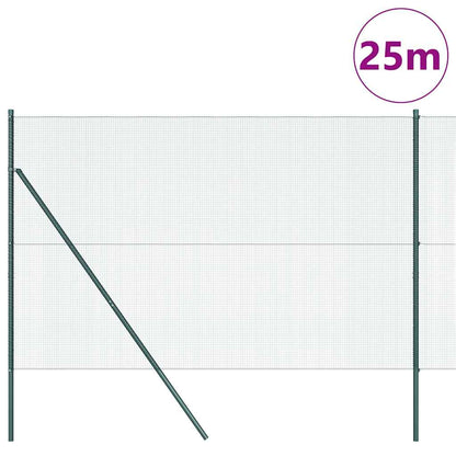 Palo della recinzione Verde 25 x 1,6 m (rete 12 x 12 mm)