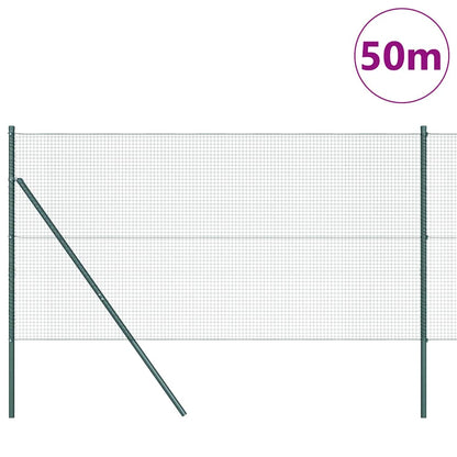 Palo della recinzione Verde 50 x 1 m (rete 19 x 19 mm)