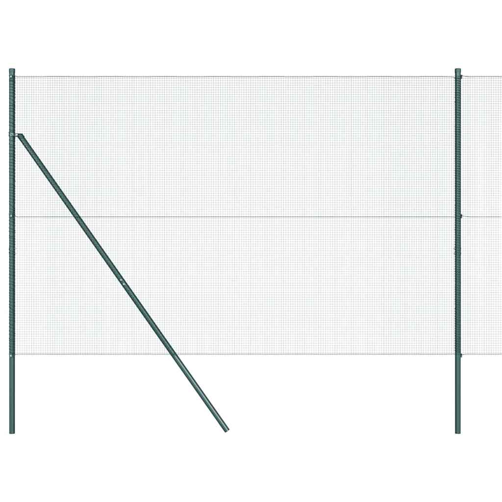 Palo della recinzione Verde 50 x 1,5 m (maglia 12 x 12 mm)