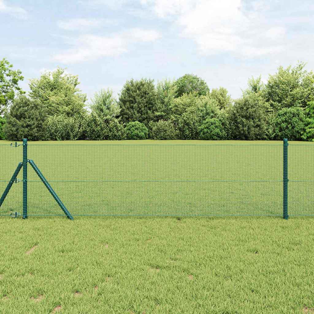 Palo della recinzione Verde 100 x 0,4 m (rete 12 x 12 mm)