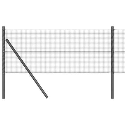 Palo della recinzione Grigio 10 x 0,5 m (rete 16 x 16 mm)