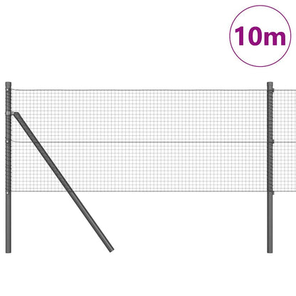 Palo della recinzione Grigio 10 x 0,5 m (rete 19 x 19 mm)