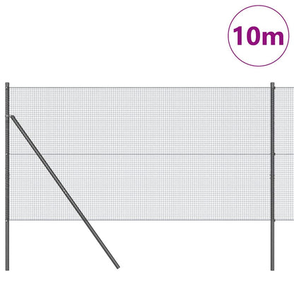 Palo della recinzione Grigio 10 x 1,2 m (16 x 16 mm rete)