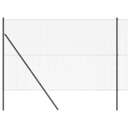 Palo della recinzione Grigio 10 x 1,6 m (rete 25 x 25 mm)