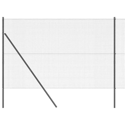 Palo della recinzione Grigio Rete 25 x 1,5 m (rete 16 x 16 mm)