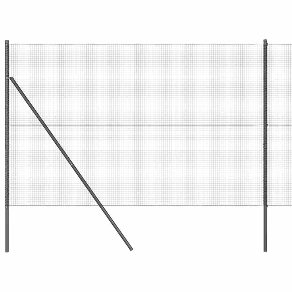 Palo della recinzione Grigio 25 x 1,5 m (19 x 19 mm rete)