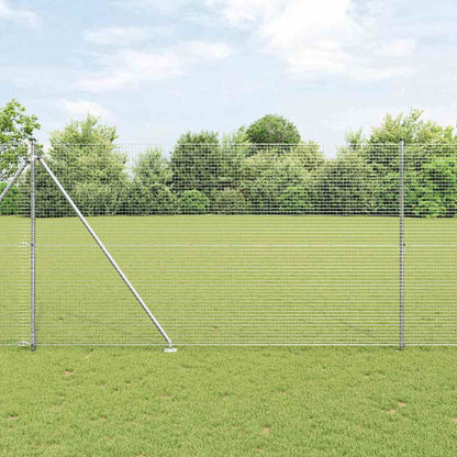 Palo della recinzione Argento 10 x 1,6 m (rete 25 x 25 mm)