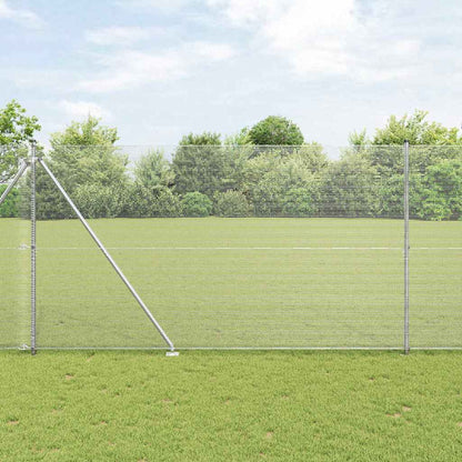 Palo della recinzione Argento 25 x 1,5 m (12 x 12 mm mesh)