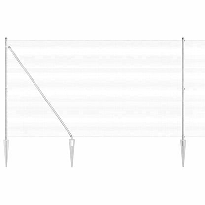Palo della recinzione Argento 25 x 1,6 m (rete 16 x 16 mm)