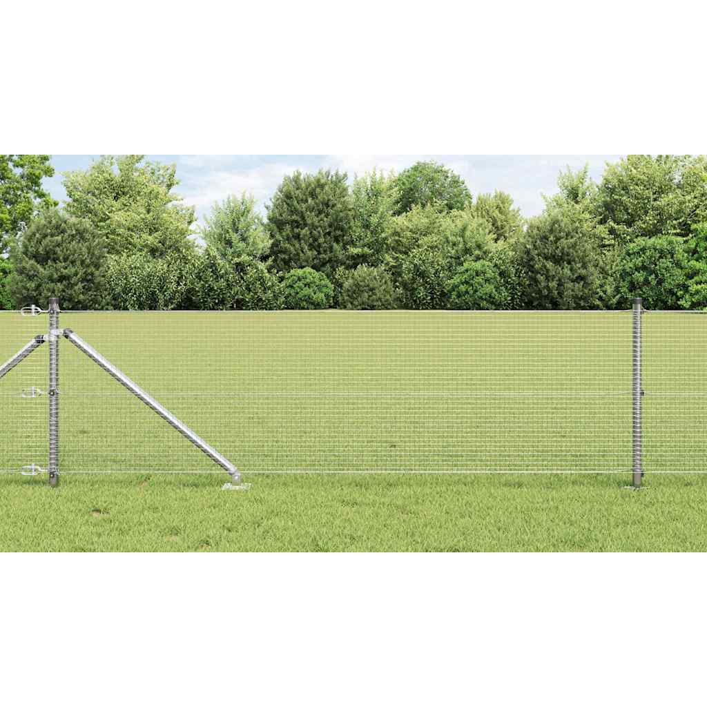 Palo della recinzione Argento 100 x 0,6 m (rete 16 x 16 mm)