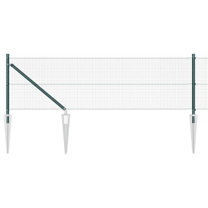 Palo della recinzione Verde 10 x 0,4 m (maglia 16 x 16 mm)