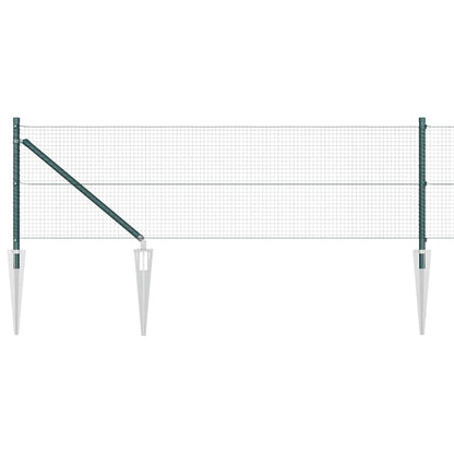 Palo della recinzione Verde 10 x 0,4 m (rete 19 x 19 mm)