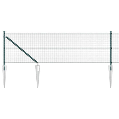 Palo della recinzione Verde 10 x 0,8 m (rete 12 x 12 mm)