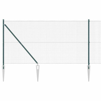 Palo della recinzione Verde 10 x 1,4 m (rete 16 x 16 mm)