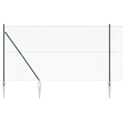 Palo della recinzione Verde 10 x 1,4 m (maglia 19 x 19 mm)