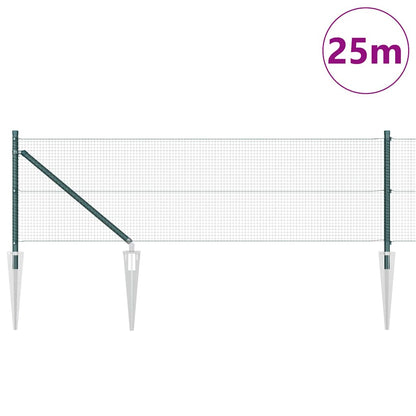Palo della recinzione Verde 25 x 0,6 m (mesh 16 x 16 mm)